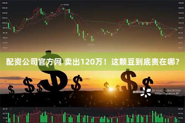 配资公司官方网 卖出120万！这颗豆到底贵在哪？
